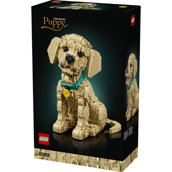 Фото - Конструктор LEGO Icons Цуценя золотистого ретривера (11384)