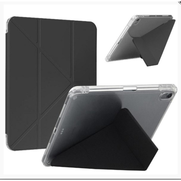 Фото - Чохол для планшета BeCover Ultra Slim Origami Transparent з кріпленням Apple iPad 10.9" (2022/2024)/iPad (А16) 2025 11" Black (712938)