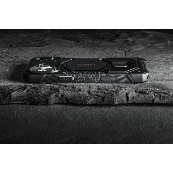 Фото - Чохол для смартфона UAG for iPhone 18 Pro Max, Monarch Pro Magsafe, Carbon Fiber (114568114242)