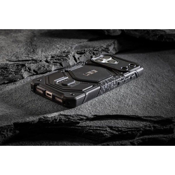 Фото - Чохол для смартфона UAG for iPhone 18 Pro Max, Monarch Pro Magsafe, Carbon Fiber (114568114242)