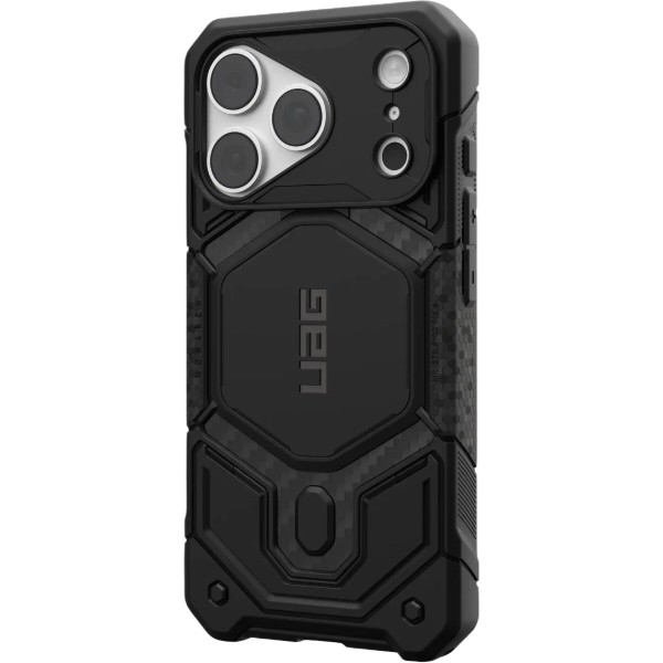 Фото - Чохол для смартфону UAG for iPhone 18 Pro, Monarch Pro Magsafe, Carbon Fiber (114569114242)