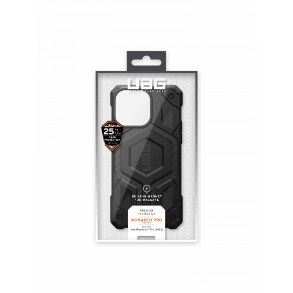 Фото - Чохол для смартфону UAG for Apple iPhone 14 Pro Max Monarch Pro Magsafe Carbon Fiber (114031114242)