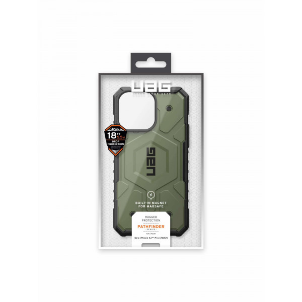 Фото - Чохол для смартфону UAG for Apple iPhone 14 Pro Max Pathfinder Magsafe Olive (114055117272)