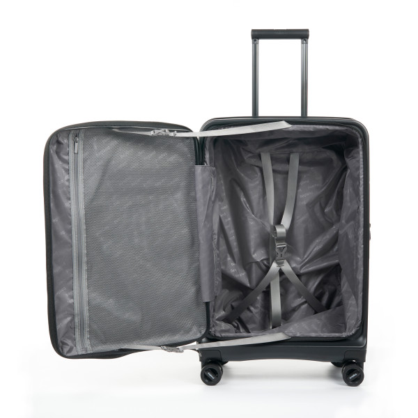 Фото - Валіза Bagland VELO Medium чорний (1140621765)