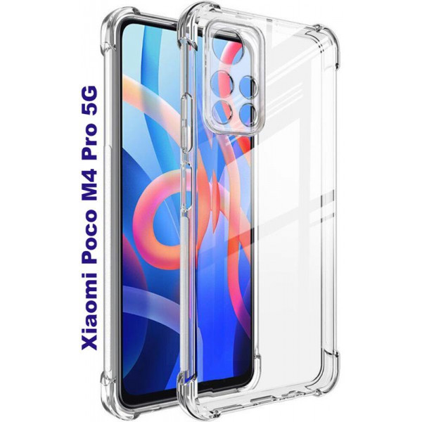 Фото - Чохол для смартфону BeCover Anti-Shock for Xiaomi Poco M4 Pro 5G Clear (707198) Фото - Чохол для смартфону BeCover Anti-Shock for Xiaomi Poco M4 Pro 5G Clear (707198)