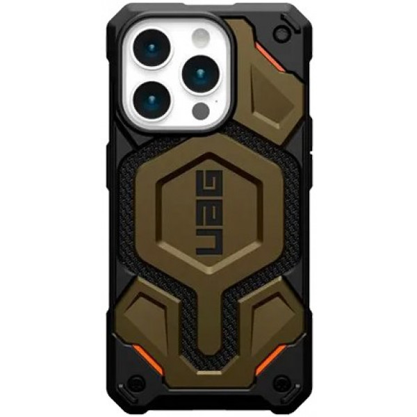 Фото - Чохол для смартфону UAG for Apple iPhone 15 Pro Max Monarch Pro Magsafe Kevlar Elemental Green (11422211397B)