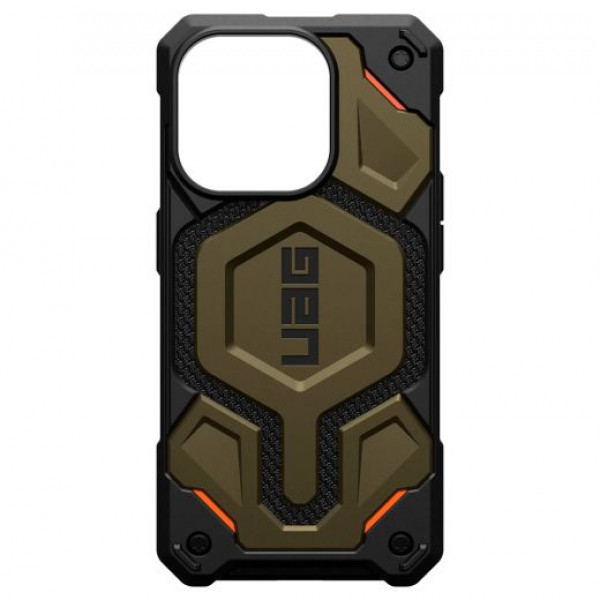Фото - Чохол для смартфону UAG for Apple iPhone 15 Pro Max Monarch Pro Magsafe Kevlar Elemental Green (11422211397B)