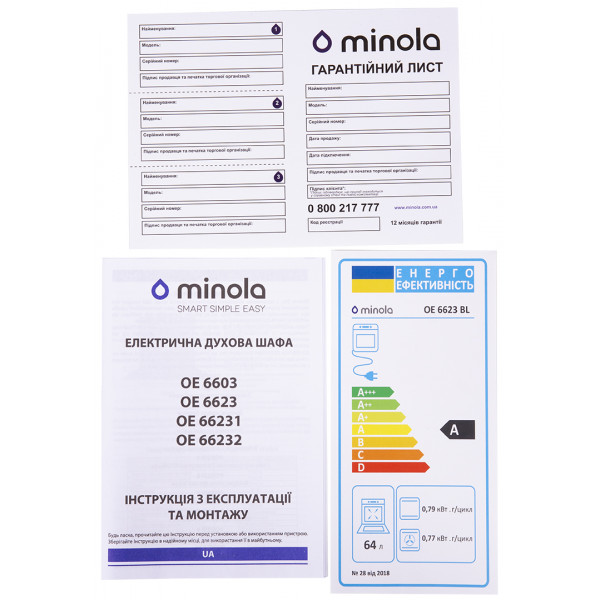 Фото - Духовой шкаф Minola OE 6623 BL