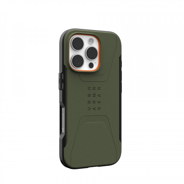 Фото - Чохол для смартфону UAG for iPhone 16 Pro, Civilian Magsafe, Olive Drab (114444117272)