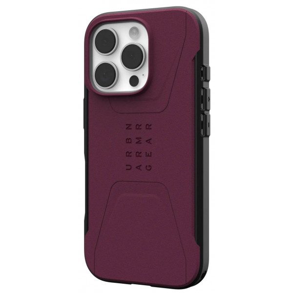 Фото - Чохол для смартфону UAG for iPhone 16 Pro, Civilian Magsafe, Bordeaux (114444119049)
