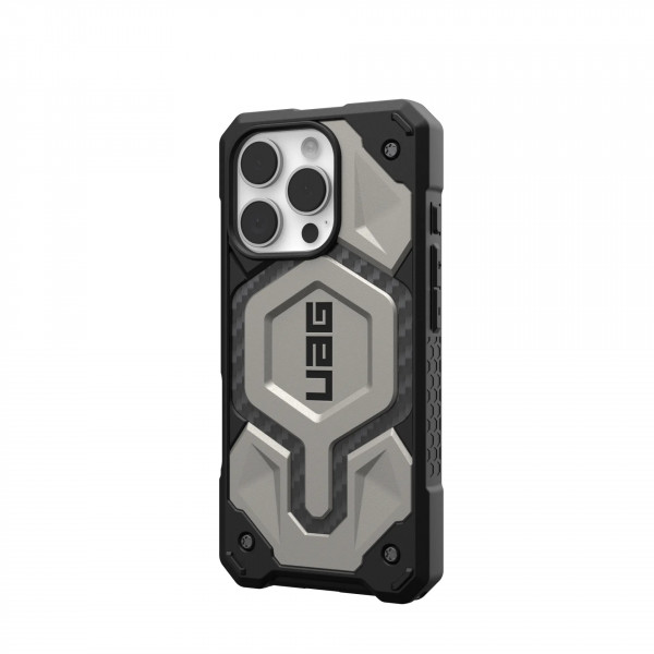 Фото - Чохол для смартфону UAG for iPhone 16 Pro, Monarch Pro Magsafe, Titanium (114456113636)