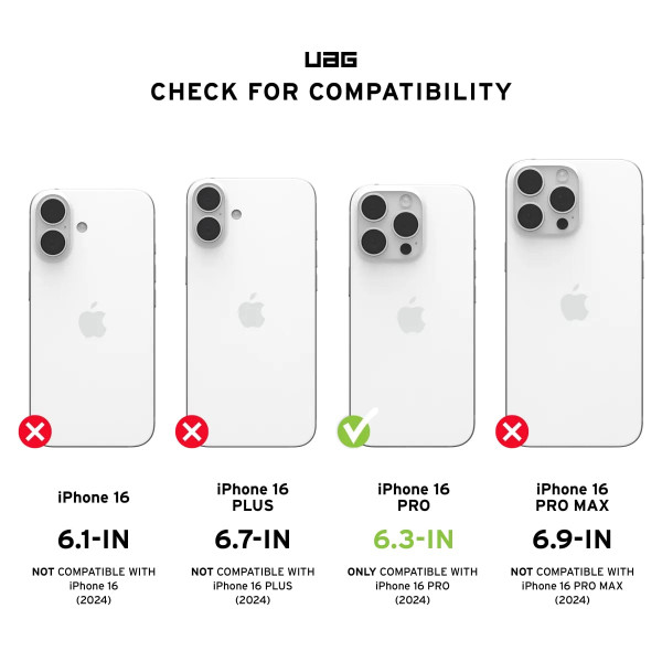 Фото - Чохол для смартфону UAG for iPhone 16 Pro, Monarch Pro Magsafe, Carbon Fiber (114456114242)