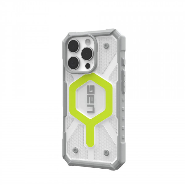 Фото - Чохол для смартфону UAG for iPhone 16 Pro Pathfinder Clear Magsafe, Active Neon (114464118181)