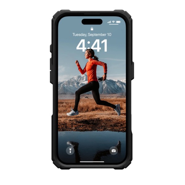 Фото - Чохол для смартфону UAG for iPhone 16, Plasma XTE MagSafe, Black/Orange (114476114097)