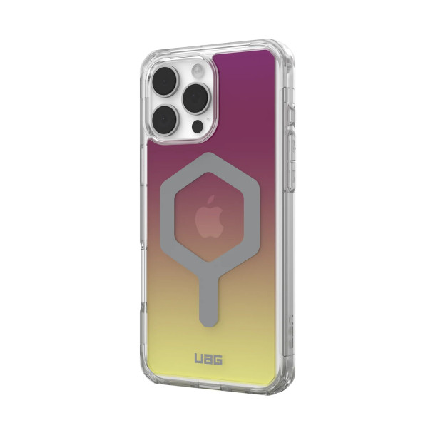 Фото - Чохол для смартфону UAG for iPhone 16 Pro Max, Plyo Magsafe LE, Maroon/Yellow Ombre (114481114780)