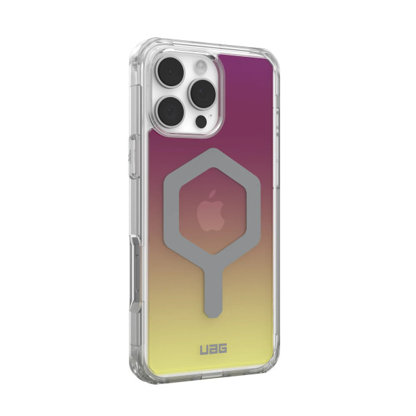 Фото - Чохол для смартфону UAG for iPhone 16 Pro Max, Plyo Magsafe LE, Maroon/Yellow Ombre (114481114780)