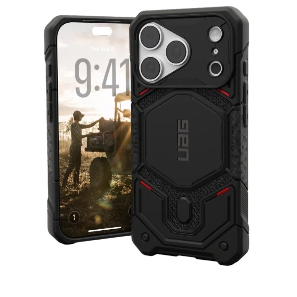 Фото - Чохол для смартфону UAG for iPhone 18 Pro, Monarch Pro Magsafe, Kevlar Black (114569113940)