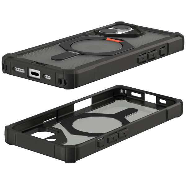 Фото - Чохол для смартфону UAG for iPhone 17, Plasma XTE MagSafe, Black/Pop Orange (114526114097)