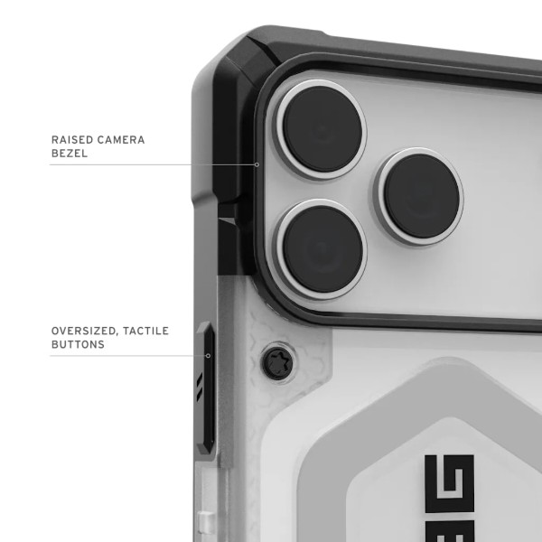 Фото - Чохол для смартфону UAG for iPhone 17 Pro Max, Pathfinder Clear MagSafe, Ice/Silver (114552114333)