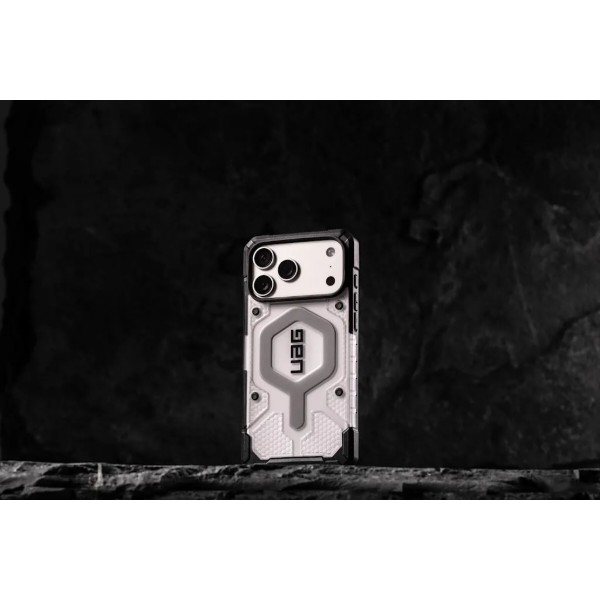 Фото - Чохол для смартфону UAG for iPhone 17 Pro Max, Pathfinder Clear MagSafe, Ice/Silver (114552114333)