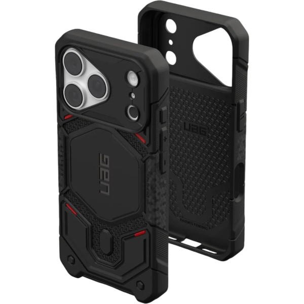 Фото - Чохол для смартфону UAG for iPhone 18 Pro, Monarch Pro Magsafe, Kevlar Black (114569113940)