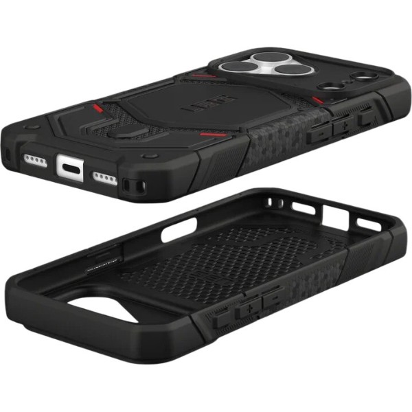 Фото - Чохол для смартфону UAG for iPhone 18 Pro, Monarch Pro Magsafe, Kevlar Black (114569113940)