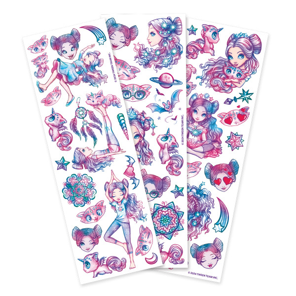 Фото - Тату Nebulous Stars БОДІ-АРТ: ЗІРКОВІ МАЛЮНКИ в асортименті (11458)