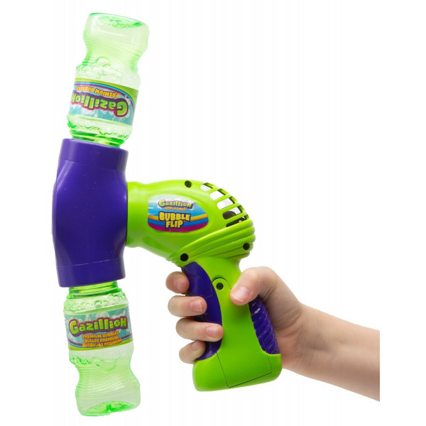 Фото - Генератор мильних бульбашок GazilLion напівавтомат бластер в наборі р-р 118 мл (GZ36598)