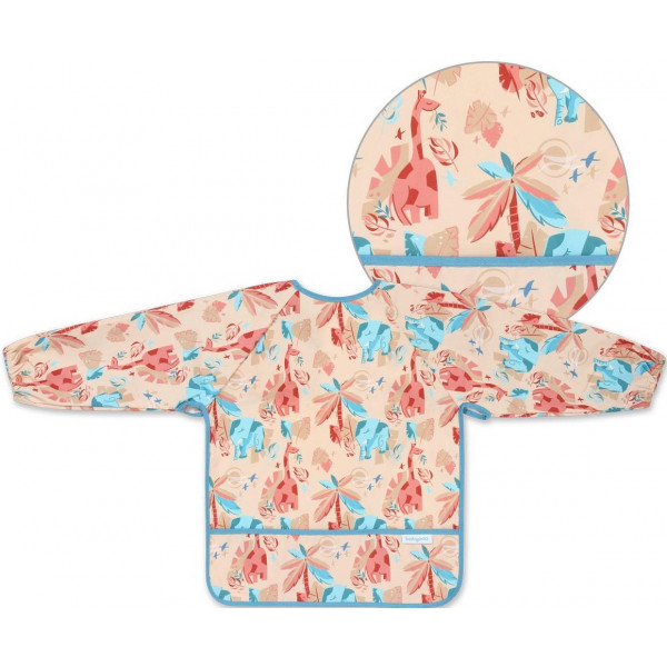 Фото - Нагрудник тканинний BabyOno Джунглі від 2 років (1477/02)