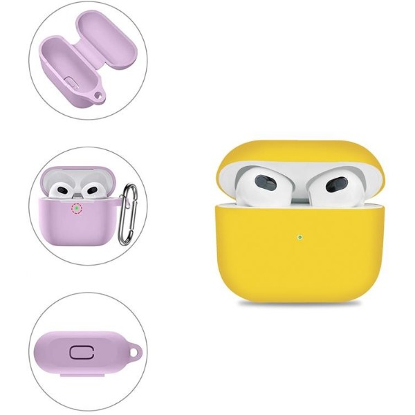 Фото - Чохол для навушників BeCover for Apple AirPods (3nd Gen) Yellow (707233)