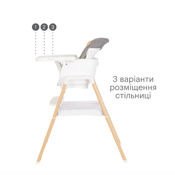 Фото - Стільчик для годування трансформер Tutti Bambini Nova (611010/3511)
