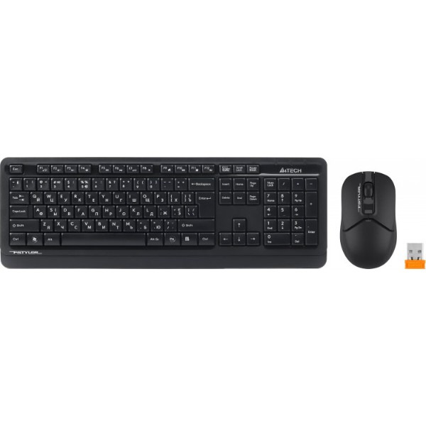 Фото - Клавіатура + миша бездротова A4tech FG1012 Black USB