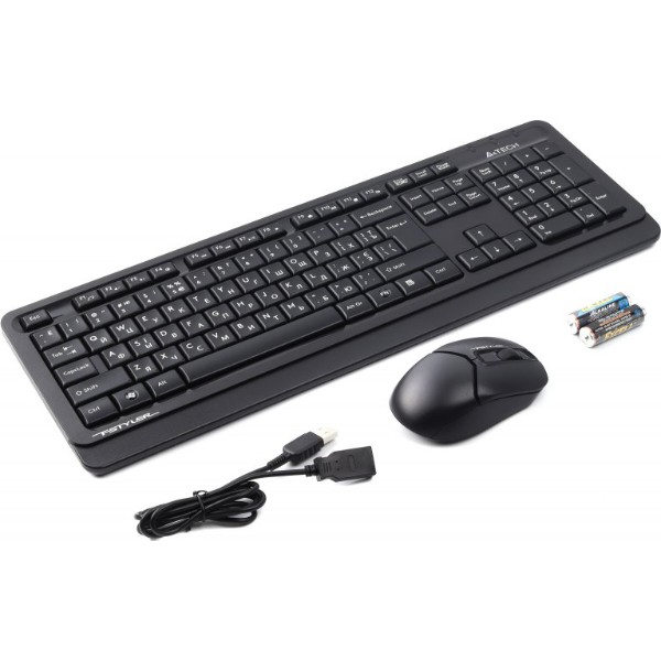 Фото - Клавіатура + миша бездротова A4tech FG1012 Black USB