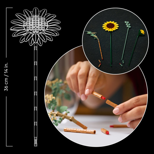 Фото - Конструктор LEGO Botanicals Букет подсолнечников (11502)