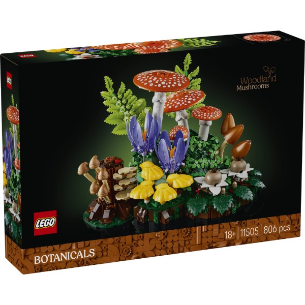 Фото - Конструктор LEGO  Botanicals Лісові гриби (11505)