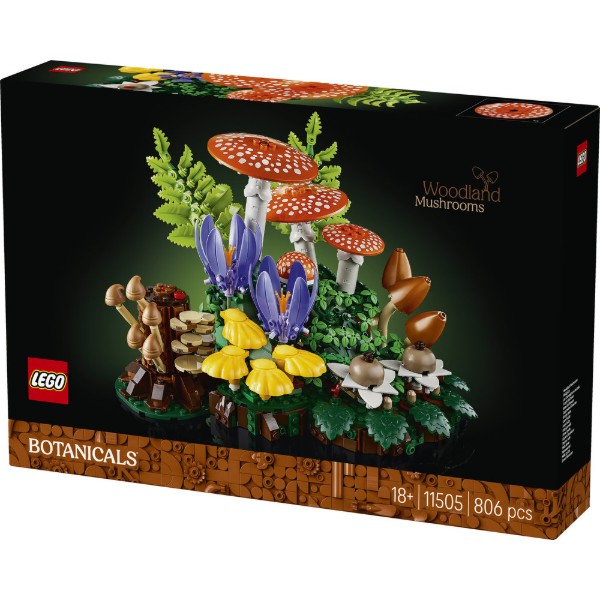 Фото - Конструктор LEGO  Botanicals Лісові гриби (11505)