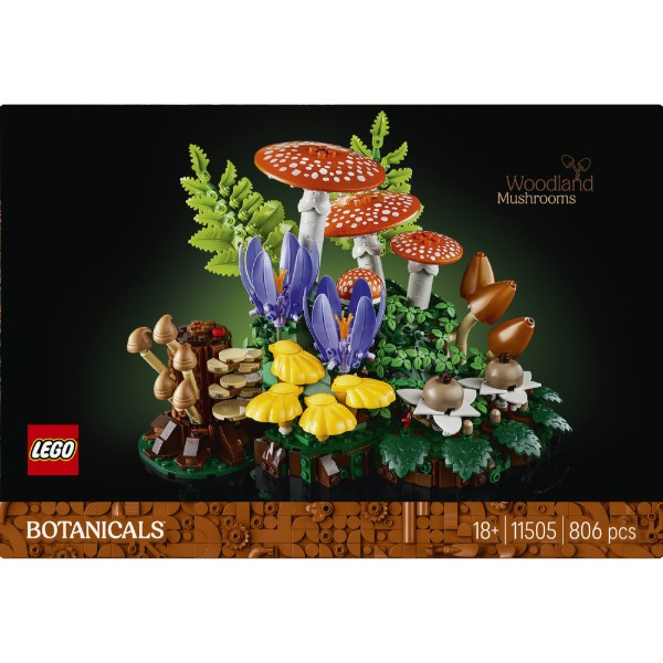 Фото - Конструктор LEGO  Botanicals Лісові гриби (11505)