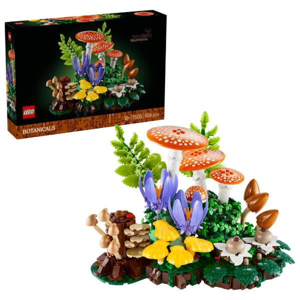 Фото - Конструктор LEGO  Botanicals Лісові гриби (11505)
