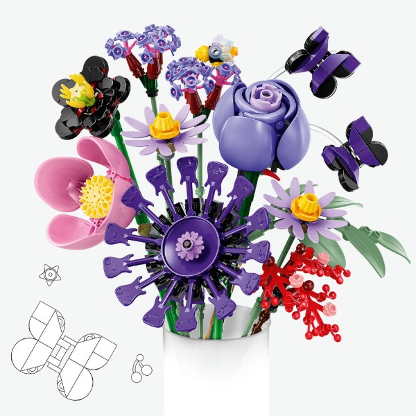 Фото - Конструктор LEGO Botanicals Букет цветов Оливии Родриго (11507)