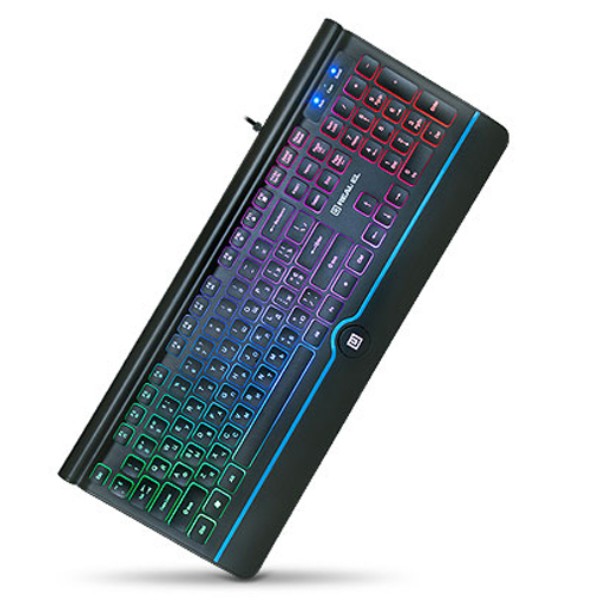 Фото - Мікропошкодження - Клавіатура дротова ігрова REAL-EL Comfort 8000 Backlit Black USB