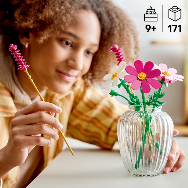 Фото - Конструктор LEGO Botanicals Цветы космеи (11514)