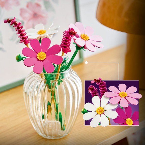 Фото - Конструктор LEGO Botanicals Цветы космеи (11514)