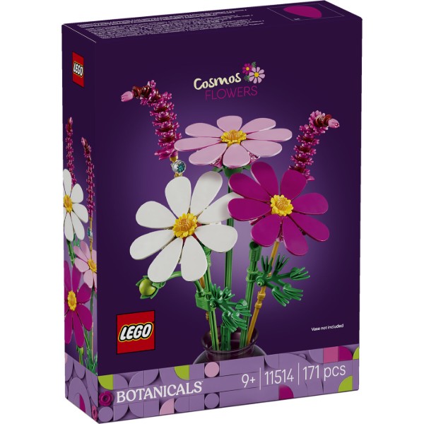 Фото - Конструктор LEGO Botanicals Цветы космеи (11514)
