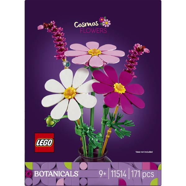 Фото - Конструктор LEGO Botanicals Цветы космеи (11514)