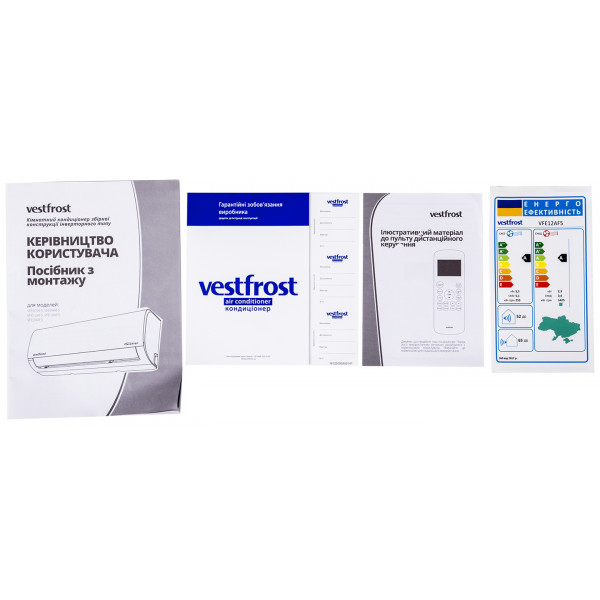 Фото - Кондиціонер спліт Vestfrost VFE12AF5 inverter (Wi-Fi опція)