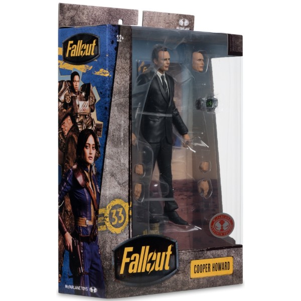 Фото - Коллекционная фигурка McFarlane Toys FALLOUT Cooper Howard Deluxe Red Platinum Edition 17.8 см (11624)