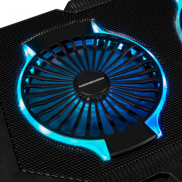 Фото - Підставка під ноутбук охолоджуюча Modecom Silent Fan MC-CF-21-RGB (PL-MC-CF-21-RGB)