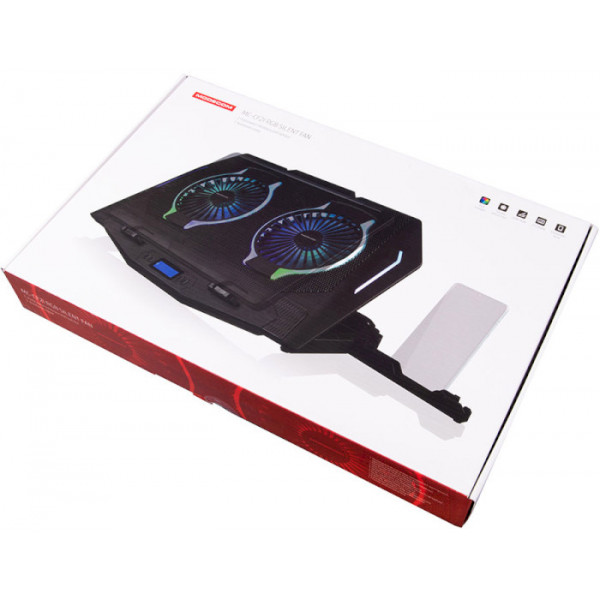 Фото - Підставка під ноутбук охолоджуюча Modecom Silent Fan MC-CF-21-RGB (PL-MC-CF-21-RGB)