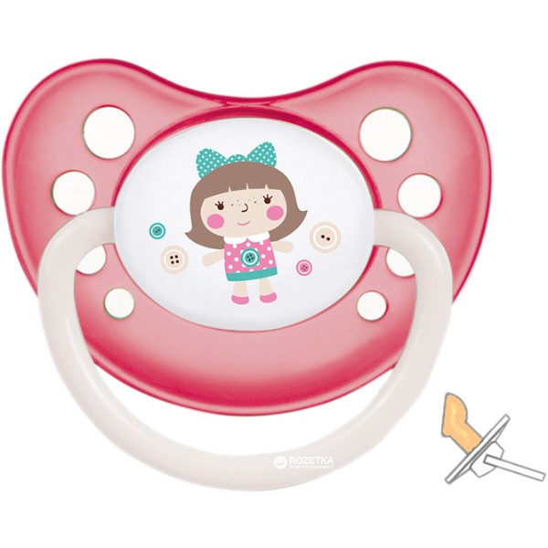 Фото - Анатомічна пустушка Canpol babies Toys латексна 0-6 міс., 1 шт. в асортименті (23/259)