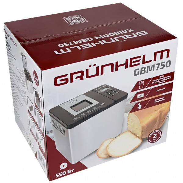 Фото - Хлібопічка Grunhelm GBM750